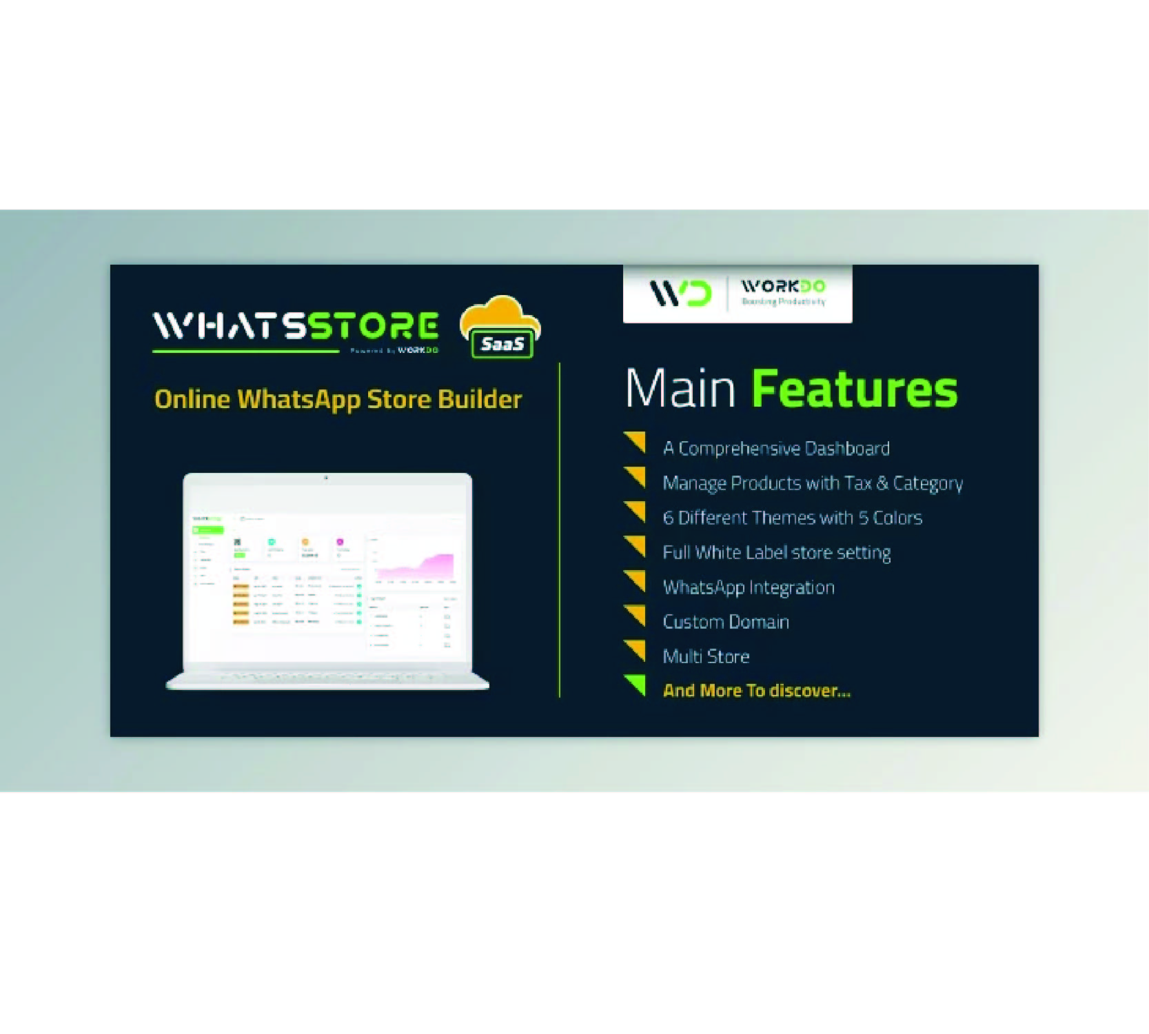 WhatsStore SaaS - 在线 WhatsApp 商店构建器